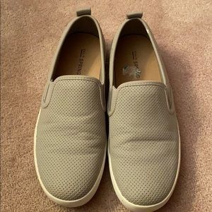 Call it spring slip on sneakers. Size 8